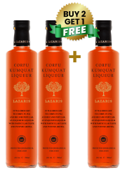 Lazaris Corfu Kumquat Liqueur 70Cl (Buy 2 Get 1 Free)