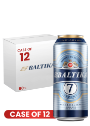 Baltika Premium Beer Can 50 CL X 12 Case