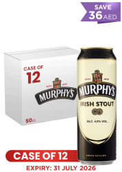 Murphy's Irish Stout Can 50 CL X 12 Case
