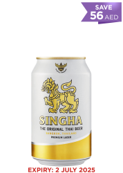 Singha Beer Can 33 CL X 24 Case
