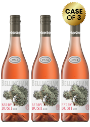 3 Bottles Bellingham Berry Bush Rose 75Cl Promo