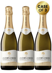 3 Bottles Jacob's Creek Sparkling Chardonnay Pinot Noir 75 Cl Promo