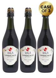 3 Bottles Viala Lambrusco Dell Emilia Rosso Amabile 75Cl Promo