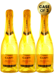 3 Bottles Canti Prosecco DOC Extra Dry Millesimato Special Edition 75 Cl Promo