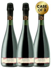 3 Bottles Lambrusco Reggiano Doc Rosso Secco La Favorita Reggiano Doc 75 Cl Promo