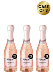 3 Bottles Canti Prosecco Doc Rose Extra Dry Millesimato 20Cl Promo