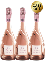 3 Bottles Austo Novebolle Romagna Doc Vino Spumante Brut Rose 75Cl Promo