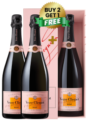 Veuve Clicquot Rose 75cl (Buy 2 Get 1 Free)