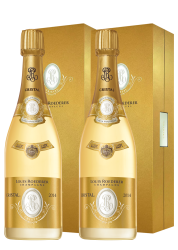 2 Bottles Louis Roederer Cristal 75 Cl Promo