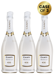 3 Bottles Canti Prosecco Doc Ice Vino Spumante Demi Sec 75 Cl Promo