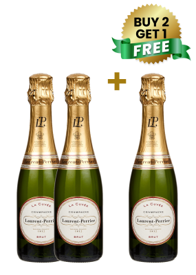 Laurent Perrier La Cuvee Brut 37.5Cl (Buy 2 Get 1 Free)