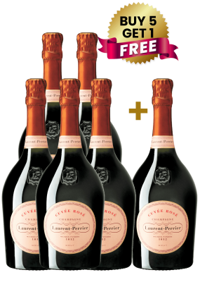 Laurent Perrier Rose 75Cl (Buy 5 Get 1 Free)