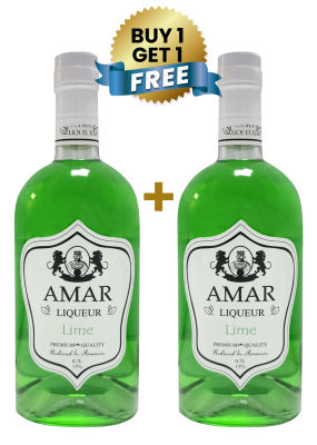 AMAR Liqueur Lime 70Cl (Buy 1 Get 1 Free)