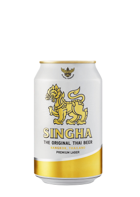 Singha Beer Can 33 CL X 12 Case