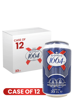 Kronenbourg 1664 Can 33 CL X 12 Case