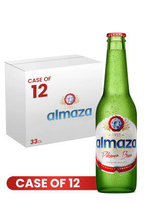 Almaza Beer Btl 33 CL X 12 Case