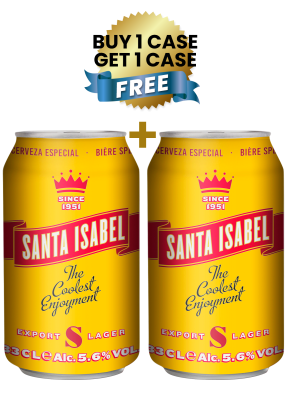 Santa Isabel Beer Can 33Cl Buy 1 Case Get 1 Case Free