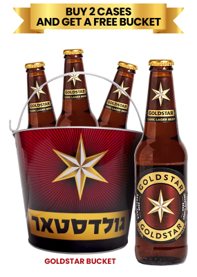 2 Case Goldstar Dark Lager Beer Bottle 33CL X 24 + 1 Free Bucket