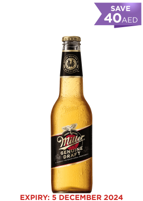 Miller Genuine Draft Bottle 33 Cl  Case X 24 Promo