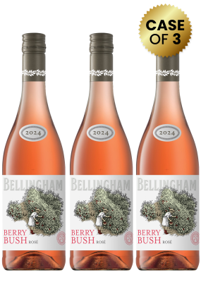 3 Bottles Bellingham Berry Bush Rose 75Cl Promo