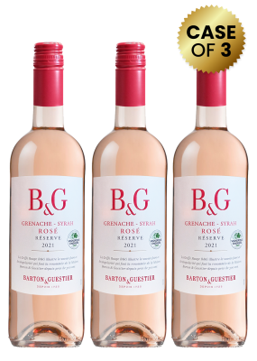 3 Bottles Barton & Guestier Rose Reserve 75Cl Promo