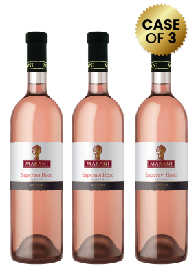 3 Bottles Marani Saperavi Rose 75Cl Promo