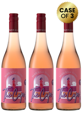 3 Bottles With Love From The Cape Rose 75Cl Promo