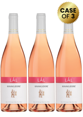 3 Bottles Kavaklidere Lal Dry Rose 75cl Promo