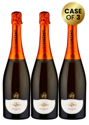 3 Bottles Cinzano Prosecco 75Cl Promo
