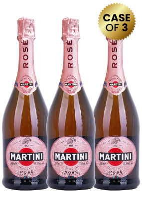 3 Bottles Martini Rose Extra Dry 75Cl Promo