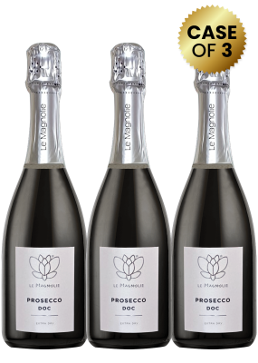 3 Bottles Le Magnolie Prosecco Spumante Doc Extra Dry 75Cl Promo