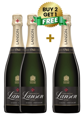 Lanson Black Label 75cl (Buy 2 Get 1 Free)