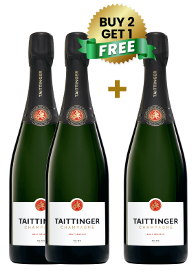 Taittinger Brut Reserve 75 Cl (Buy 2 Get 1 Free)