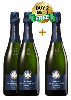 Barons De Rothschild Champagne Concordia Brut 75Cl (Buy 2 Get 1 Free)