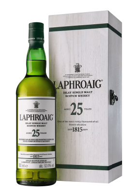 Laphroaig 25Yo Cask Strength Islay Single Malt Scotch Whisky 70Cl