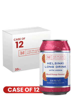 Helsinki Long Drink Vodka - BloodOrange Can 33Cl X 12 Case