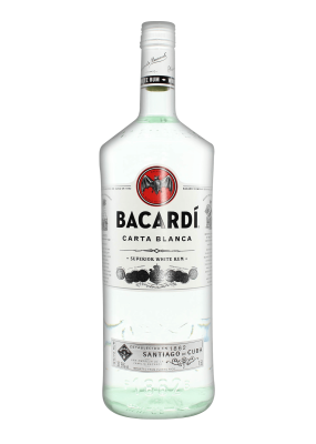 Bacardi White Rum 1.5Ltr