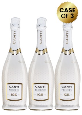 3 Bottles Canti Prosecco Doc Ice Vino Spumante Demi Sec 75 Cl Promo