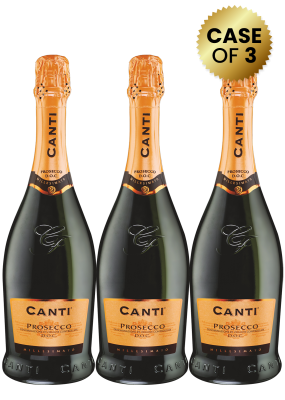 3 Bottles Canti Prosecco Doc Extra Dry Millesimato 75Cl Promo