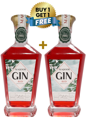 MAQOOR Gin Red 70Cl (Buy 1 Get 1 Free)