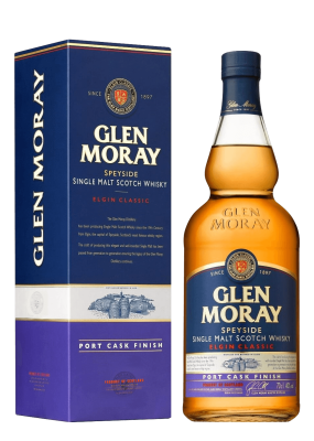 Glen Moray Speyside Single Malt Port Cask Finish 70Cl