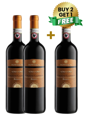 Bottega Acino Doro Chianti Classico Riserva 75Cl (Buy 2 Get 1 Free)