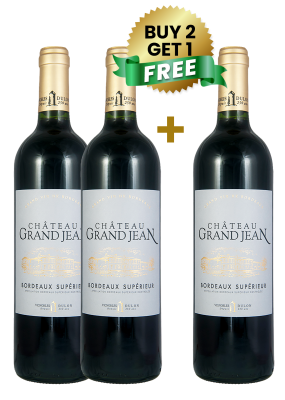 Chateau Grand Jean Bordeaux Superieur 75Cl (Buy 2 Get 1 Free)