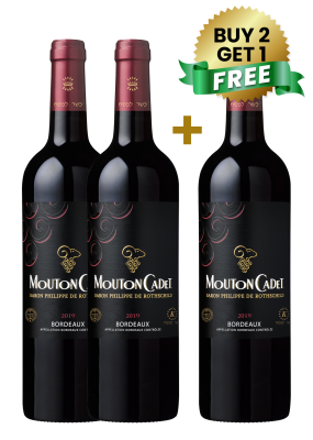 Mouton Cadet Bordeaux Rouge Kosher 75Cl (Buy 2 Get 1 Free)