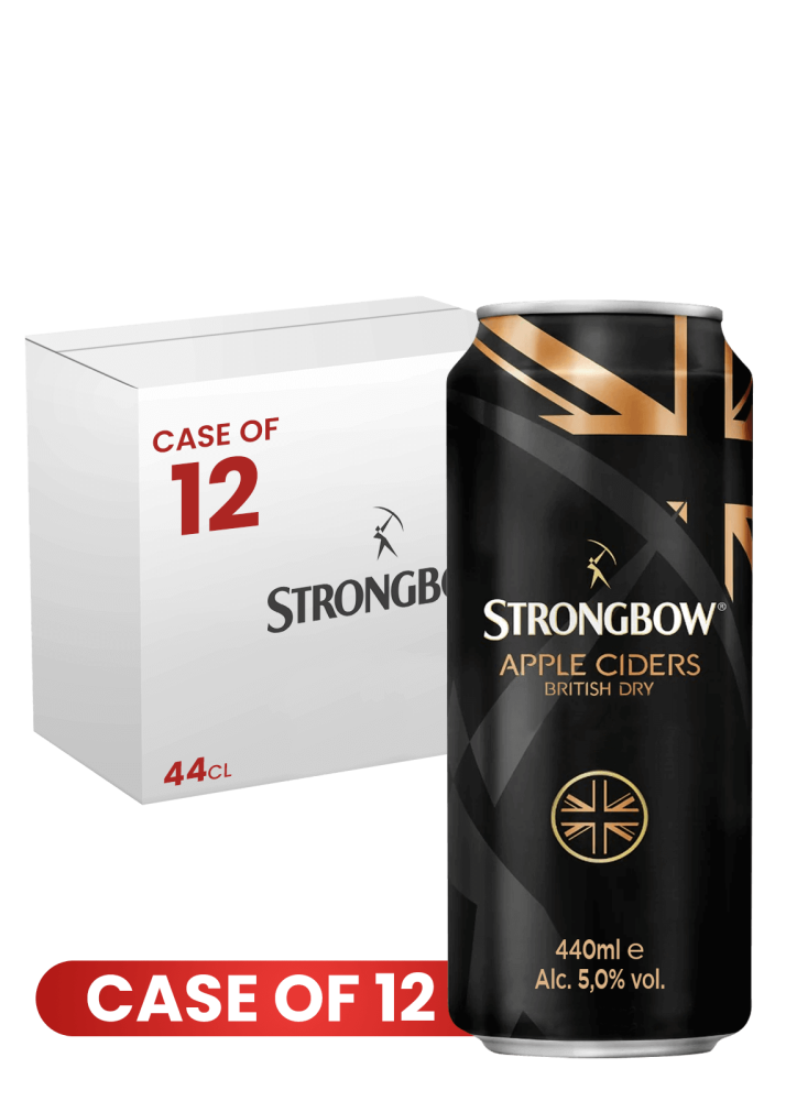 Strongbow Apple Ciders British Dry Can 44cl X 12 Case