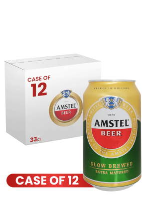 Amstel Regular Can 33 CL X 12 Case