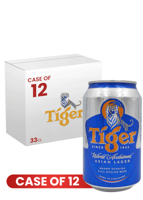 Tiger Beer Can 33 CL X 12 Case