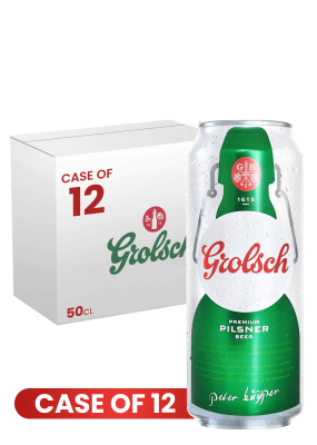 Grolsch Can 50 CL X 12 Case