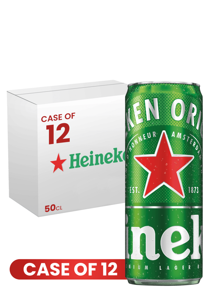 Heineken Can 50 CL X 12 Case