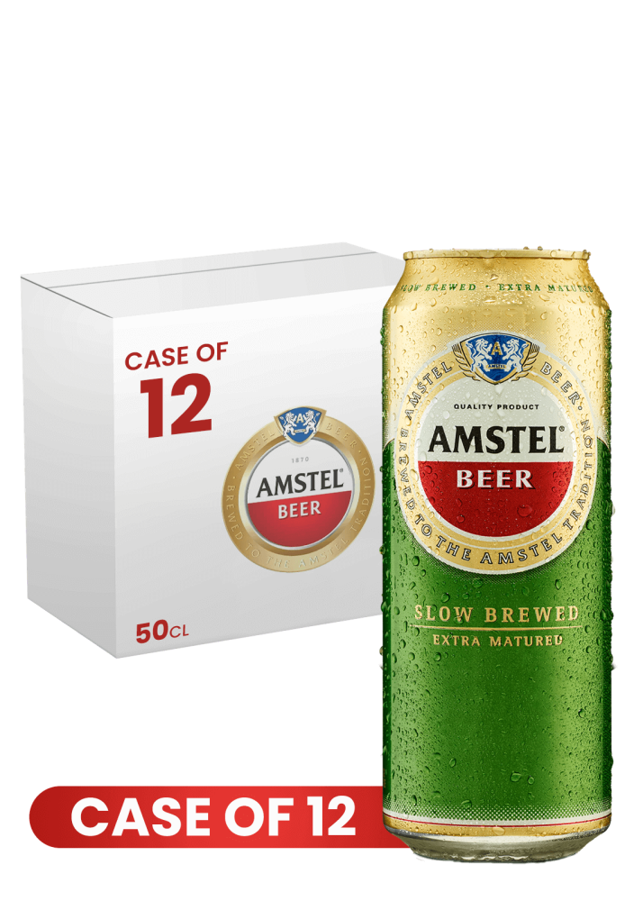 Amstel Regular Can 50 CL X 12 Case